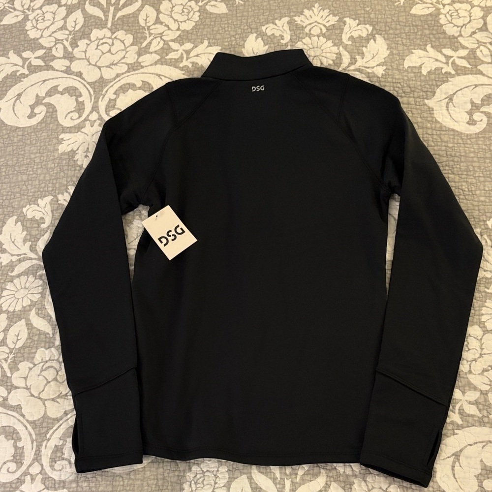 DSG Run Grid 1/4 Zip ~ Size Small ~ Pure Black - Picture 6 of 13